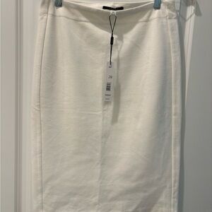 Tahari Classic Cream Pencil Skirt